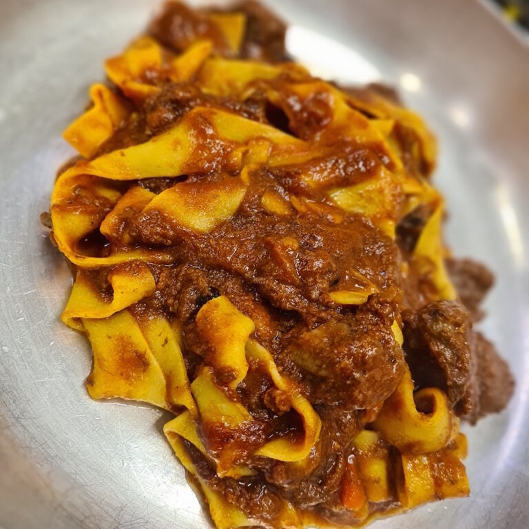 osteria battibecco tagliatelle carne